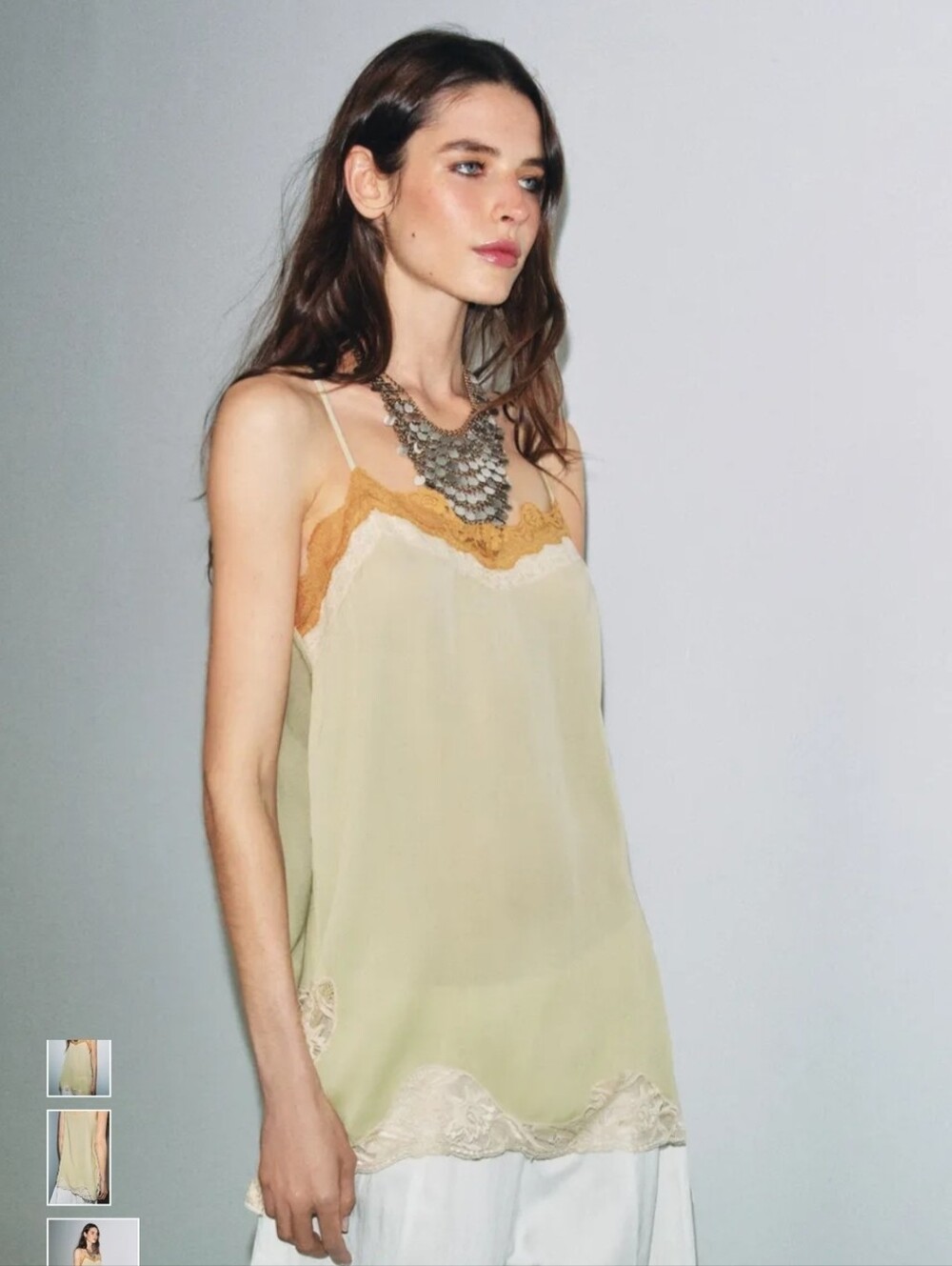 Zara Collection Lace Camisole Top, L